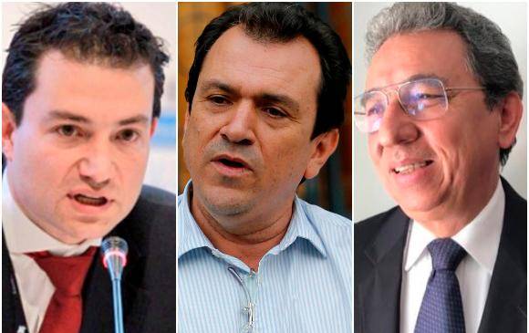 Carlos Felipe Córdoba, contralor General - Alonso Salazar, exalcalde de Medellín - Luis Guillermo Vélez Álvarez, economista. Fotos Colprensa, Juan A. Sánchez y Cortesía