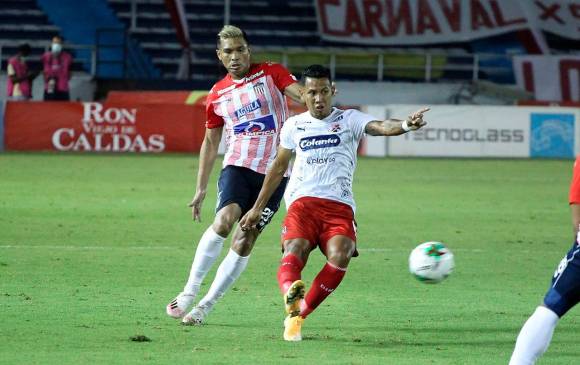 El único gol del partido lo hizo Teófilo Gutiérrez a comienzo del primer tiempo. FOTO DIMAYOR
