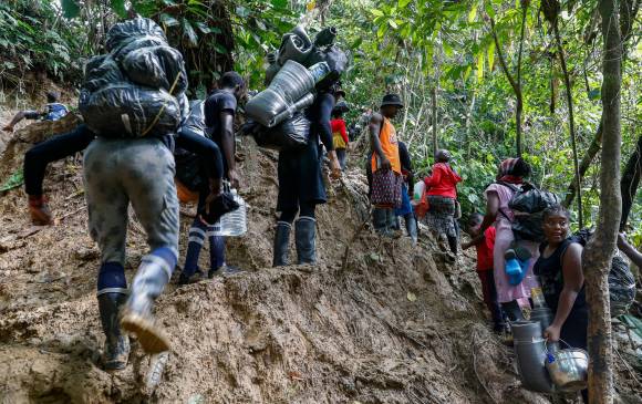Atravesar esta selva es el único camino que les queda a los migrantes en busca de una mejor vida en EE.UU. Foto Manuel Saldarriaga Quintero.