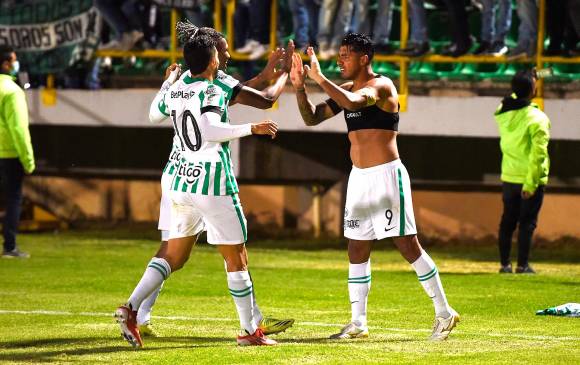 Jéfferson Duque marcó doblete en Tunja. FOTO DIMAYOR