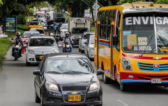 El alcalde de Envigado anticipó que los carros que paguen no estarían exentos si transitan por jurisdicción del municipio. FOTO: ROBINSON SÁENZ