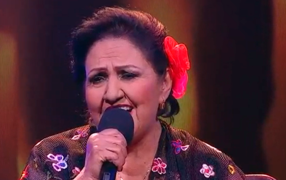 María Nelfi, la primera ganadora de La Voz Senior en Colombia. Foto: Captura de video Caracol Tv