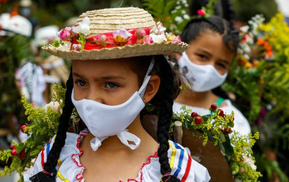 Silleteritos, los que preservan la tradición en Santa Elena
