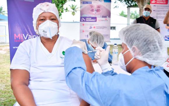 Antioquia recibirá 11.106 dosis de ese lote. FOTO: MINSALUD.