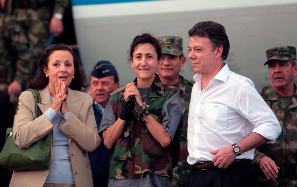 La excandidata presidencial estuvo secuestrada desde el 23 de febrero de 2002 hasta el 2 de julio de 2008 FOTO cortesía