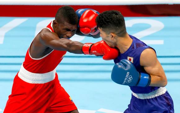 El boxeo colombiano viajó a Tokio con muchas expectativas, luego de haber ganado plata y bronce en Río-2016. Tras la blanqueada en Japón se teme que baje el apoyo a las ligas. FOTO efe