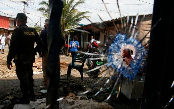La situación en el puerto de Buenaventura es crítica por ello la comunidad pide la intervención del gobierno departamental y nacional. FOTO EFE