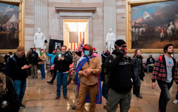 Fairlamb es el tercer condenado por los hechos ocurridos en el Capitolio, y el primero entre los que atacaron directamente a la Policía. FOTO Getty