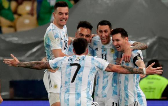 Argentina y Messi celebran título de Copa América