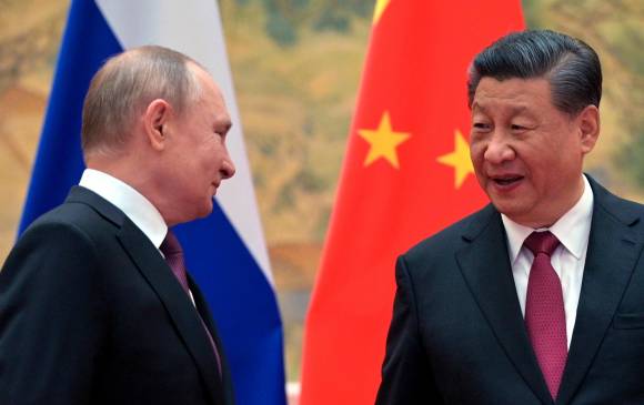 Cumbre de Vladimir Putin de Rusia y Xi Jinping de China. FOTO: EFE
