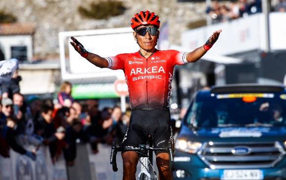 Nairo Quintana confirma su presencia en el Tour de Francia. El ciclista colombiano lamentó que el Arkea Samsic no fuera invitado al Giro de Italia. FOTO COLRPENSA