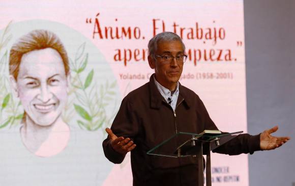 El padre Francisco de Roux, SJ, es el presidente de la Comisión de la Verdad, cuyo mandato expira el 28 de noviembre de 2021. FOTO: Manuel Saldarriaga
