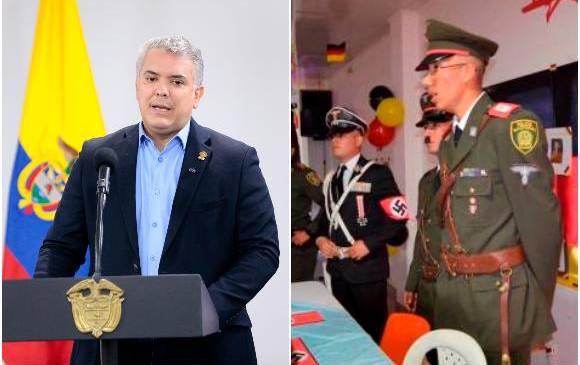 El mandatario rechazo el hecho que tuvo lugar en una escuela de Policía en Tuluá, Valle. FOTOS COLPRENSA Y POLICÍA