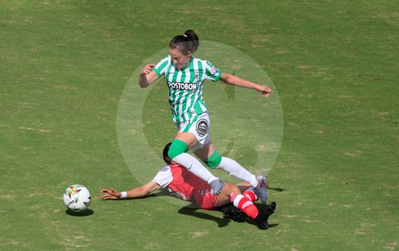 Nacional cayó en casa ante el actual campeón de la Liga Femenina. FOTO JAIME PÉREZ 
