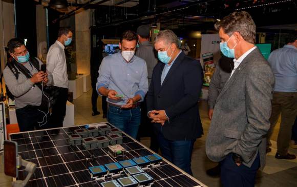 En Medellín se llevó a cabo ayer en la noche la inauguración de un nuevo CEmprende para Antioquia. FOTO cortesía presidencia
