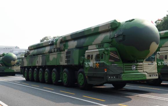 La capacidad nuclear china no alcanza ni en un 10 % la que tienen EE.UU. o Rusia, con más de 4.000 ojivas cada una. FOTO Getty