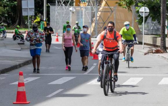 Los días de toque de queda el Inder no tendrá en funcionamiento los escenarios deportivos ni las ciclovías. FOTO EDWIN BUSTAMANTE