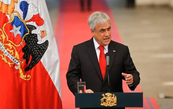 Piñera terminará su segundo mandato presidencial en marzo de 2022. FOTO COLPRENSA 