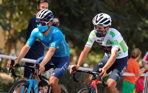 López y Bernal se mantienen en el top-10 de la Vuelta a España. FOTO: EFE