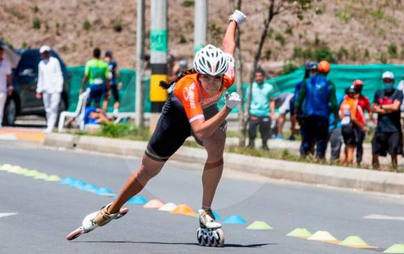 Sara Muñoz será una de las caras nuevas que el patinaje paisa le aporta a la selección Colombia para el Mundial de Cartagena. FOTO JULIO CÉSAR HERRERA 