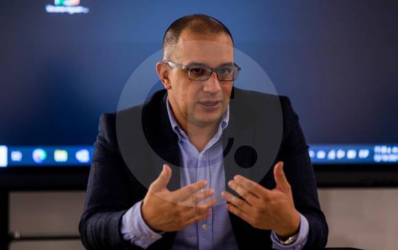 El ingeniero Jorge Carrillo, gerente de EPM, llegó al cargo el 14 de abril de este año. FOTO julio cesar herrera