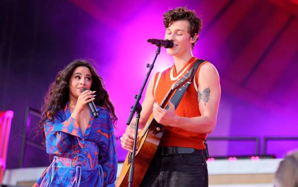 Camila Cabello y Shawn Mendes en el concierto Global Citizen Live en NY el pasado mes de septiembre. Foto: Getty