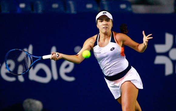 Con su actuación en el Abierto de Monterrey, María Camila aseguró su ascenso al puesto 40 de la WTA, el cual se cristalizará el próximo lunes. Foto: @CamiOsorioTenis