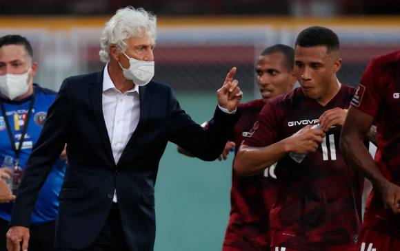 El técnico argentino llevó a Venezuela de nuevo a una victoria en la Eliminatoria. FOTO efe