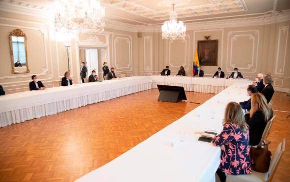 Reunión del presidente Iván Duque con la Coalición de la Esperanza, FOTO CORTESÍA