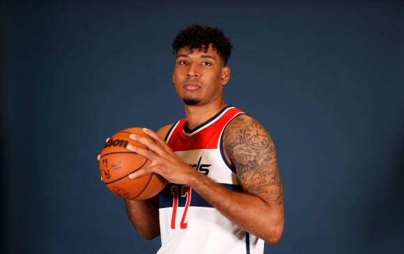 El pivot de San Pacho marcó 5 puntos en 7 minutos de juego. Foto Getty