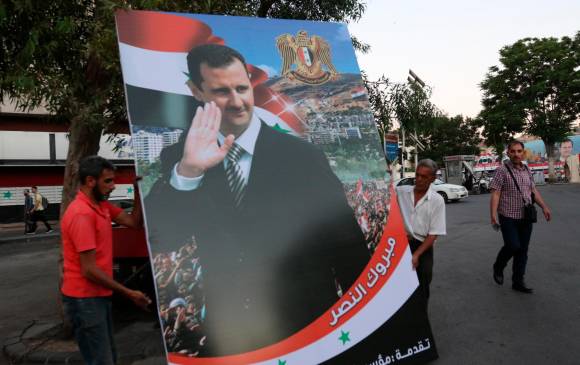 El presidente Al-Assad fue reelegido para un nuevo periodo como mandatario sirio. FOTO EFE