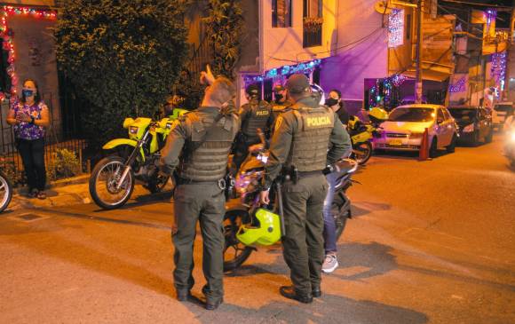 La Policía del Valle de Aburrá reportó una disminución en las llamadas por riñas y mala convivencia. FOTO carlos velásquez