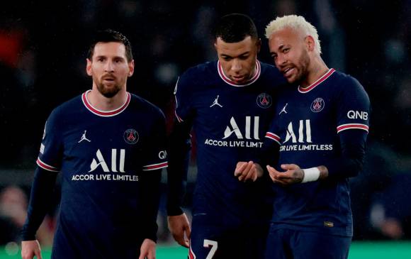 De los nueve juegos en los que Neymar-Mbappé y Messi han actuado juntos, han ganado cuatro y perdido tres. FOTO getty