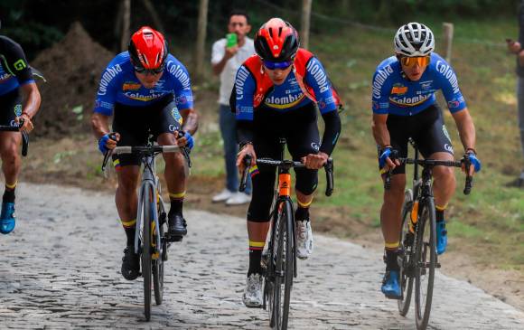 Los corredores colombianos tendrán un duro reto por los complicados terrenos belgas. FOTO CORTESÍA ÉDER GARCÉS-FEDECICLISMO