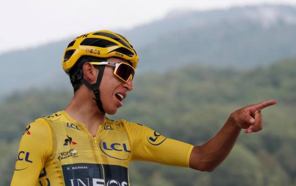 Egan Bernal, campeón del Tour de Francia (2019) y Giro de Italia (2021). FOTO EFE