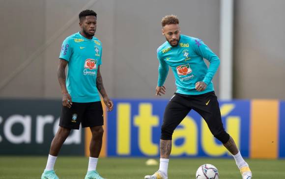Neymar, referente del equipo brasileño que buscará sumar su sexta victoria consecutiva en las actuales eliminatorias mundialistas. Tite desmintió su posible renuncia. FOTO twitter s. de brasil