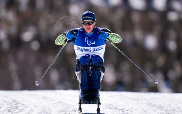 Los deportistas ucranianos dan ejemplo en los Juegos Paralímpicos de Invierno. FOTO EFE
