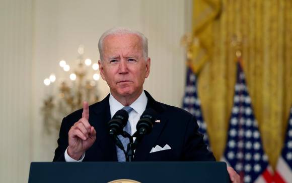 Joe Biden expresó que si Rusia se atreve a atacar a un país de la OTAN se desataría la Tercera Guerra Mundial. FOTO getty