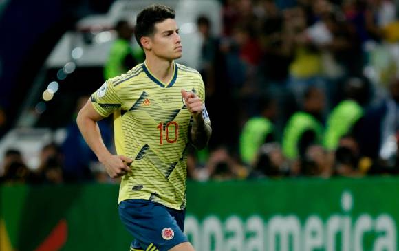 James Rodríguez y otros jugadores de Colombia y Brasil que militan en Inglaterra se podrían perder las fechas de la Eliminatoria. FOTO COLPRENSA