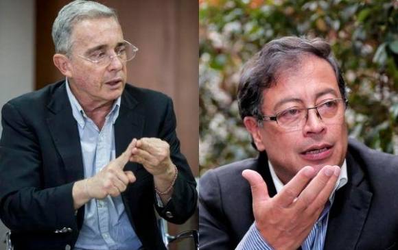 Álvaro Uribe Vélez y Gustavo Petro. FOTOS: El Colombiano y Colprensa