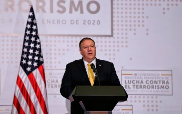 Mike Pompeo, secretario de Estado de Estados Unidos, confirmó inclusión de Cuba en lista de patrocinadores del terrorismo. FOTO COLPRENSA