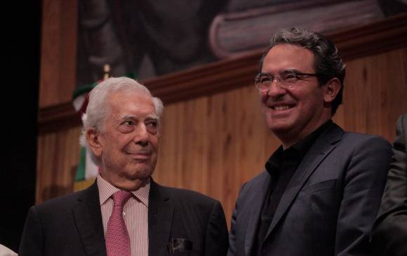 El peruano Mario Vargas Llosa ha sido uno de los referentes en la carrera de Juan Gabriel Vásquez. FOTO Getty