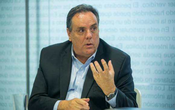 Jorge Mario Velásquez es el presidente del Grupo Argos, sociedad que es la principal accionista de Sura. FOTO Carlos Velásquez