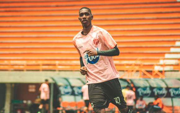 Yaser Asprilla no ha sido titular en los últimos partidos, pero es posible que sume minutos este domingo. FOTO Envigado FC