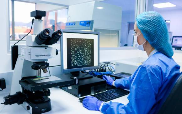 El laboratorio de inmunohematología molecular, en Bogotá, es uno de los grandes hitos que tuvo la medicina colombiana en 2020. FOTO colprensa