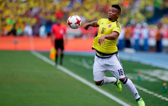 El lateral de la Selección Colombia, Frank Fabra. FOTO COLPRENSA