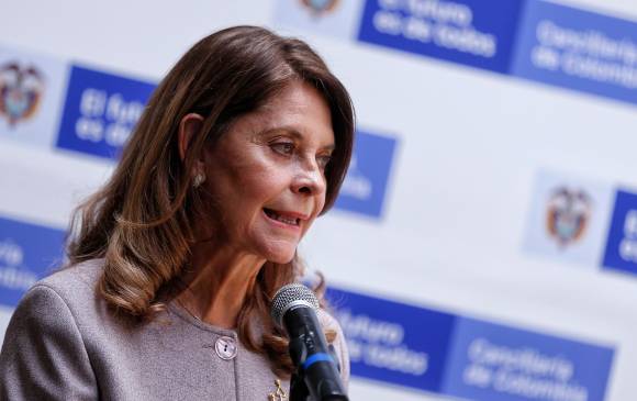 La vicepresidenta y canciller, Marta Lucía Ramírez. Foto: Colprensa.