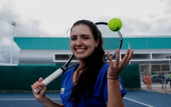 María Camila Osorio, tenista número uno de Colombia, ya tiene rival para su debut en el Grand Slam de Australia. FOTO COLPRENSA