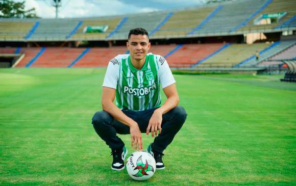 El volante Giovanni Moreno, quien regresó al Atlético Nacional, es la principal novedad que tendrá el verde para el duelo ante Millonarios. FOTO CORTESÍA ATLÉTICO NACIONAL