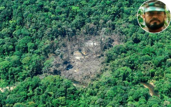Esta es la zona selvática del Chocó donde se encontraba el campamento de alias ‘Fabián’. FOTO Mindefensa y Archivo